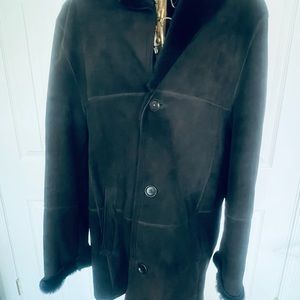 BALMAIN Shearling Car Coat